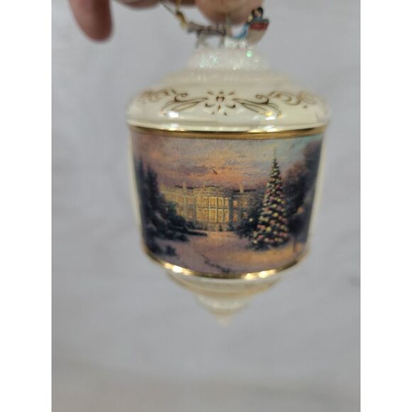 Thomas Kinkade's Heirloom Glass Ornament‎ Collection Lot of 3 Bradford Edition - Picture 5 of 13